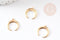 Pendentif croissant lune laiton doré 18k,perle lune,fourniture dorée,Pendentif lune doré,laiton doré,16mm, x1 G3704