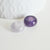 Pendentif donut améthyste naturelle 14mm, x2 (G3143)