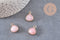 Pendentif goutte jade rose,pendentif bijoux, pendentif jade,pendentif pierre,jade naturel, pendentif jade,18mm, x1 G1697