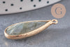 Pendentif goutte labradorite,creation bijou, Pendentif bijoux pierre, pierre naturelle,labradorite nature,création bijoux,32mm, x1 G5423