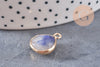 Pendentif goutte sodalite bleue, fournitures créatives,pendentif bijoux, pendentif pierre, sodalite naturelle, 18mm, x1 G0162