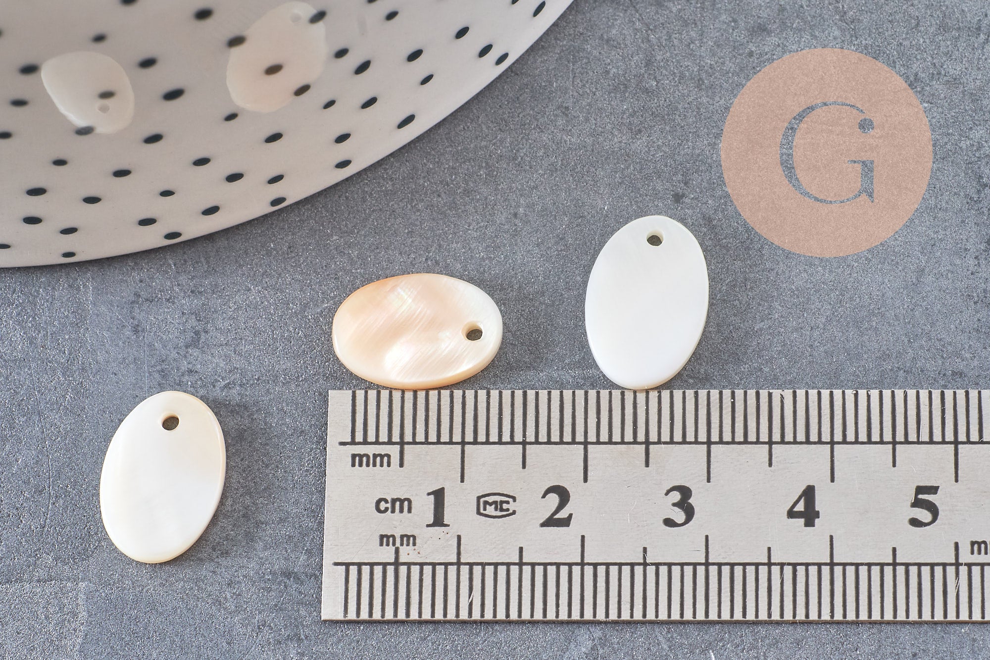 Pendentif ovale nacre blanche naturelle,perle ovale,nacre naturelle,coquillage blanc,création bijoux,15mm, X10 (G0390)
