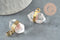 Pendentif pointe cristal transparent 22mm, x1 (G0836)