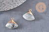 Pendentif triangle labradorite ,pendentif bijoux, pendentif pierre, labradorite naturel,pendentif labradorite,20mm, x1, G2648