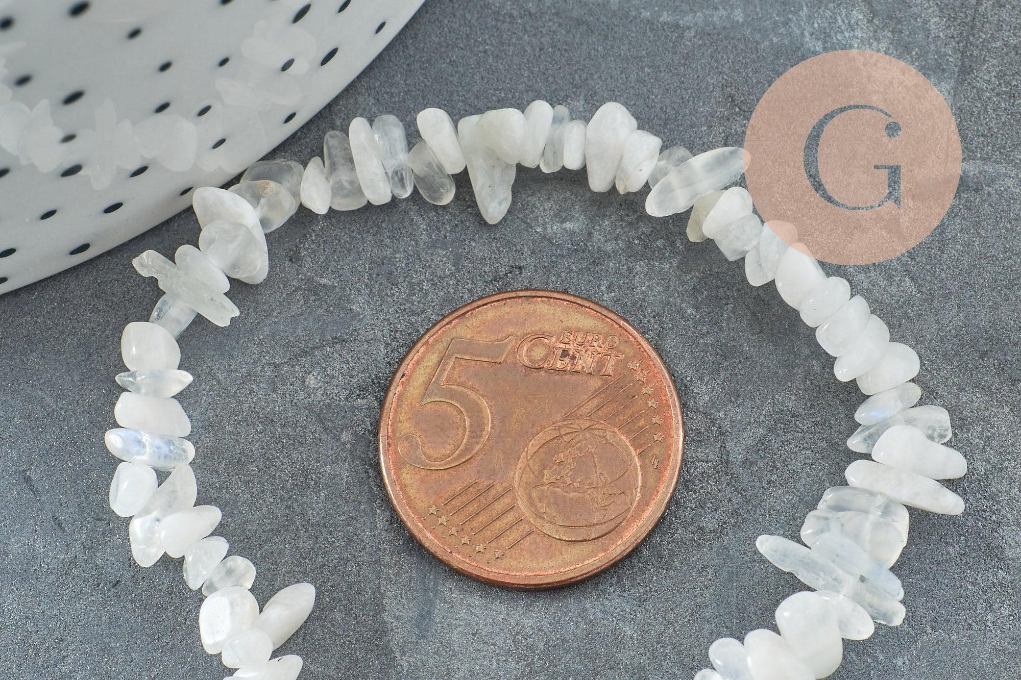 Perle chips opalite 5-8mm, x1 fil de 80cm (G3208)