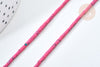 Perle heishi howlite naturelle rose 1mm, pierre naturelle, turquoise naturelle, perle en pierre, fil de 30cm, x1 (G7262)