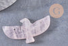 Perle oiseau aigle pierre naturelle 40mm, x1 (G10332)