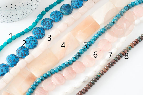 Perle pierres naturelles naturelle formes mixtes 5-30mm, Lots de 2 à 5 perles (G9296)