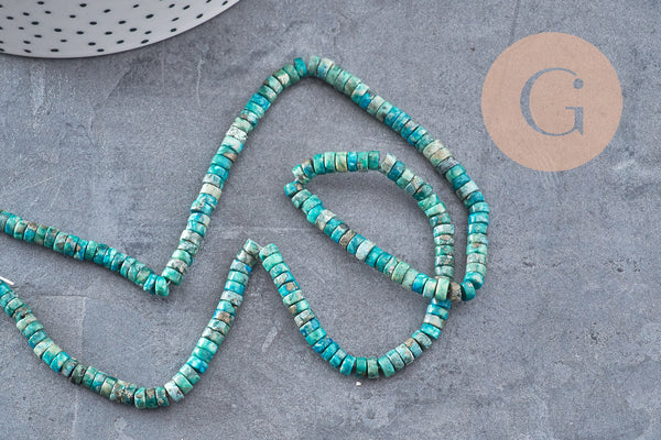 Perle pyrite africaine heishi,perle rondelle pyrite,bijoux pierre pyrite naturelle, pyrite,4.5mm, fil de 40,5 cm x1 (G3145)