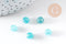 Perle ronde jade naturel bleu ciel 6mm, x10 (G0884)