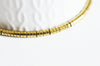 Perle rondelle hématite dorée, perle hématite non magnétique pour pierre, 4mm, fil de 180 perles x1 (G3859)