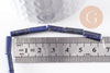 Perle tube lapis Lazulis naturel 13x4mm, des perles naturelles pour creation bijou en pierre naturelle lapis naturel,x1 fil, (G5167)
