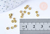 Perles Intercalaires Rondelles laiton brut 21mm, x20 (G6554)