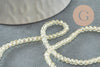 Perles abacus cristal jaune irisé 3.5x2.5mm, fil de 25.4cm x1 (G6762)