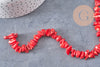 Perles corail rouge naturel, x20 grammes (G0994)