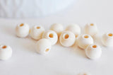 Perles en bois brut rondes, perles bois,perle bois,bois brut, création bijoux,Perles géométriques,8mm, x50 G0545