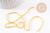 Perles jade jaune naturel, perle pierre, pierre précieuse, 2mm, fil de 42cm, x1 (G4714)