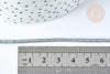 Perles rocaille Tube gris métallisé mat 4.5x2.5mm,perle tissage rocaille, perles rocaille ,perle tube Doré, x1 (G7340)