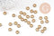 Perles rondelles intercalaires zamac doré antique 8mm, x50 (G10816)