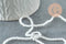 Perles toupies cristal blanc irisé facette 2.5mm, x1 fil de 40cm (G2643)