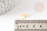 Perles tube jaune clair opaque façon Delica miyuki 1.5-2mm, x1 sachet de 8gr (G9160)
