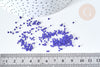 Perles tube verre bleu roi façon Delica miyuki, x1 sachet de 8g (G7769)