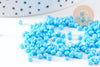 Petite perles de rocaille turquoise, perlage,perles verre, rocaille bleu, fabrication bijoux,2.5mm , x 10gr (G0183)