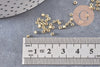 Petites perles rocaille dorée brillantes 2mm, x 20gr (G2034)