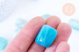 Pierre amazonite naturelle roulée 13-23mm, pierre naturelle, litotherapie, x20gr (G5772)