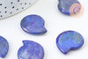 Pierre polie lapis lazulis naturel, pierre roulée lithothérapie, lapis lazulis naturelle,15-35mm, x1, G5609