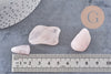 Pierre quartz rose naturel brute roulée, x20gr (G0255)