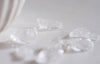 Pierre quartz transparent naturel brut roulé non percé, x20gr (G0252)