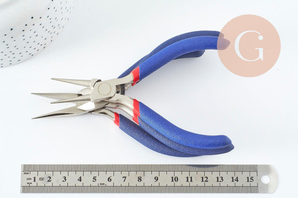 Pinces fabrication de bijoux en acier carbone 130mm X3 (G9438)