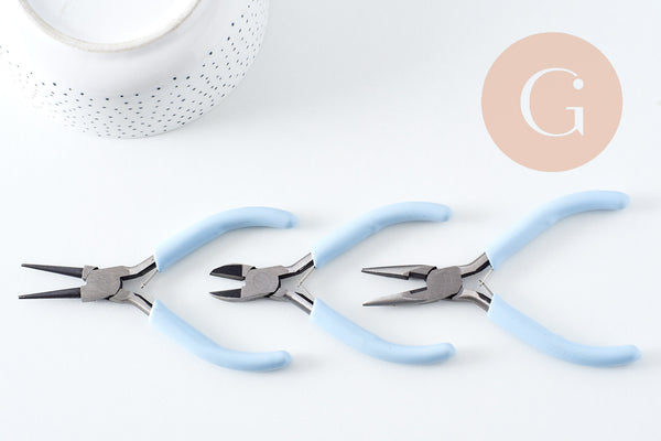 Pinces fabrication de bijoux x3 (G0381)
