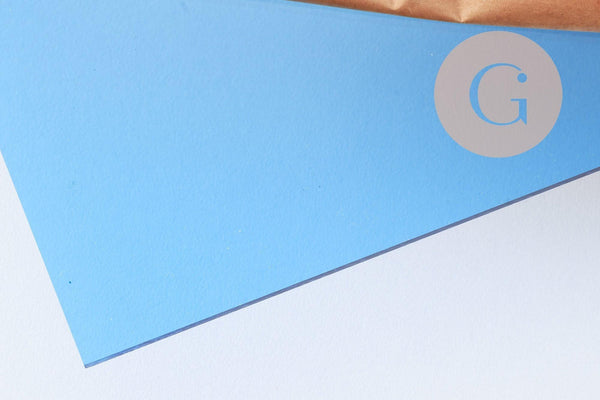 Plaque acrylique PMMA 30x40cm paillette opaque transparent sablé, x1 (G10273)