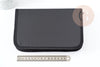 Pochette rangement outils noir rectangulaire imitation cuir 22cm, x1 (G0871)