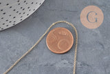 Necklace Fine chain with gold-filled clasp 45.7cm x1 (G2617)
