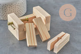 Wood vice, jewelry tool, jewelry making, a tool that holds your piece, clamp, woodworking, x1 G3350