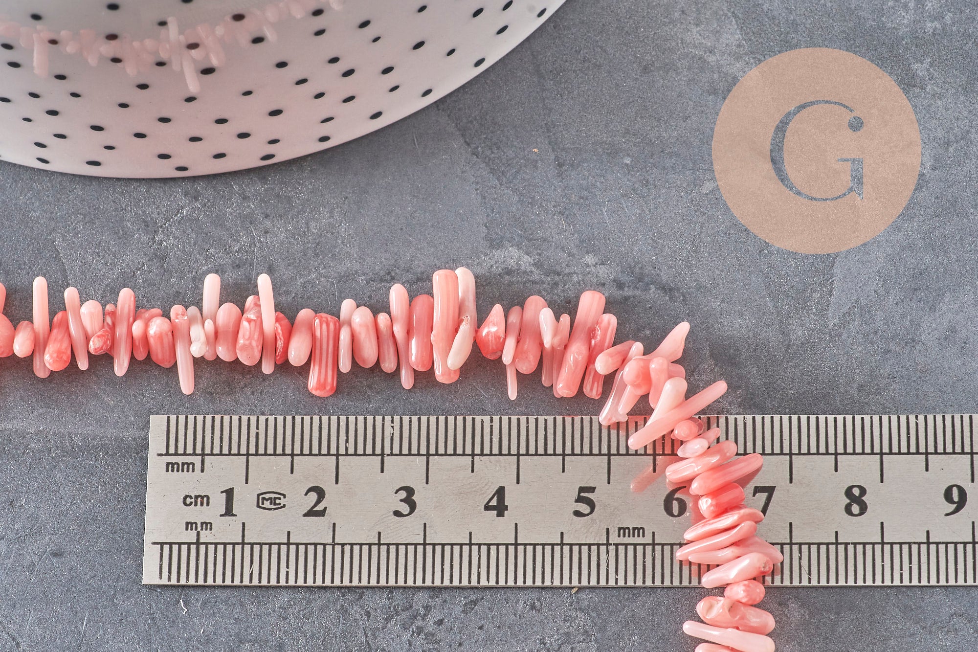 EP-pink coral beads, coral beads, jewelry making, natural coral, shell bead, pink shell, 38cm thread, G3089