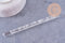 Rouleau de texture acrylique motif vagues pour pâte polymère 165x0.95mm, x1 (G10681)