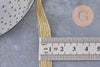Ruban élastique doré nylon 10mm, x1 mètre (G10414)