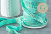 Ruban élastique vert or LOVE EFJF, bracelet EVJF,16mm,1 mètre x1 G2141