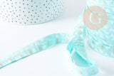 Ruban élastique vert or ananas 16mm, bracelet EVJF,ruban mariage scrapbooking, x1 mètre G8903