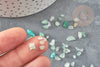 Sable pierre chips aventurine verte naturelle 2~8mm non percé, x20gr (G0229)
