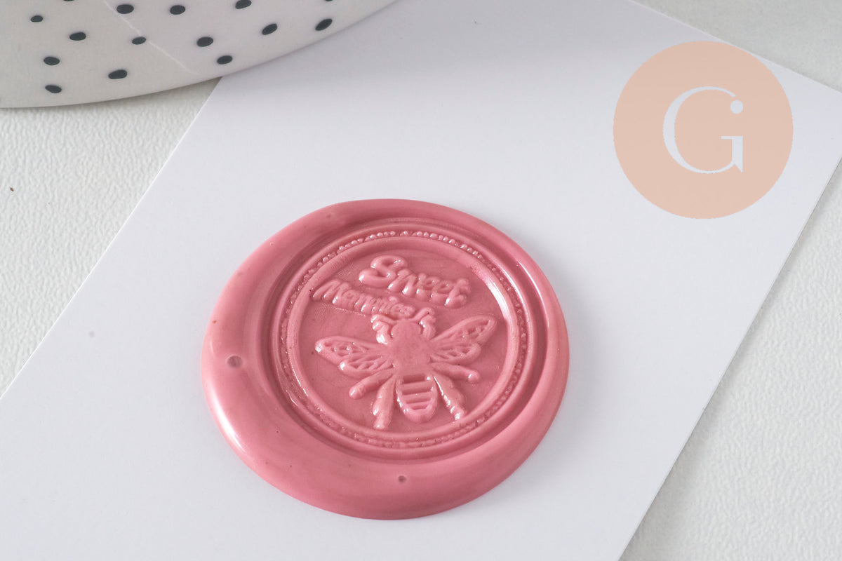 Metal Seal Bee Sealing Wax, A Supply for Creating Personalized Wedding Invitation Seal DIY, x1,G3997
