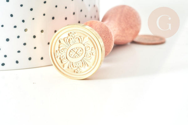 Sceau en metal lettre O cire à cacheter,personnalisation invitations DIY,25mm x1 G7746