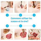 Sello metálico letra R para lacre, suministro para crear sellos personalizados para invitaciones de boda DIY, x1 G4941