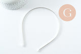 Serre-tête cheveux fer platine 105mm , accessoire pour cheveux à personnaliser X1 G9754