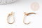 Support boucle dormeuse gold-filled 15.5mm, x2 (G1356)