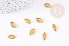 Supports de cabochons marquise horse eye laiton brut 12x6mm, x20 (1.8Gr) (G9074)